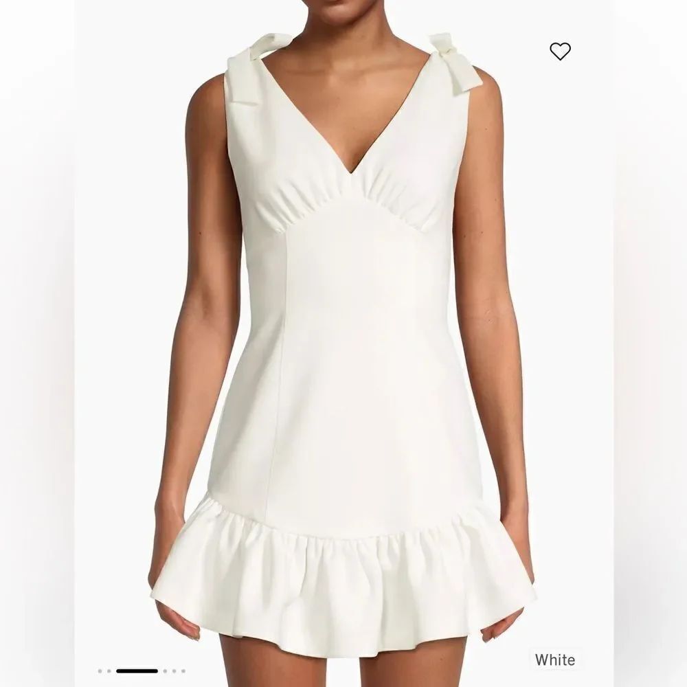 Likely Della Sleeveless Minidress in white size 0 NWT